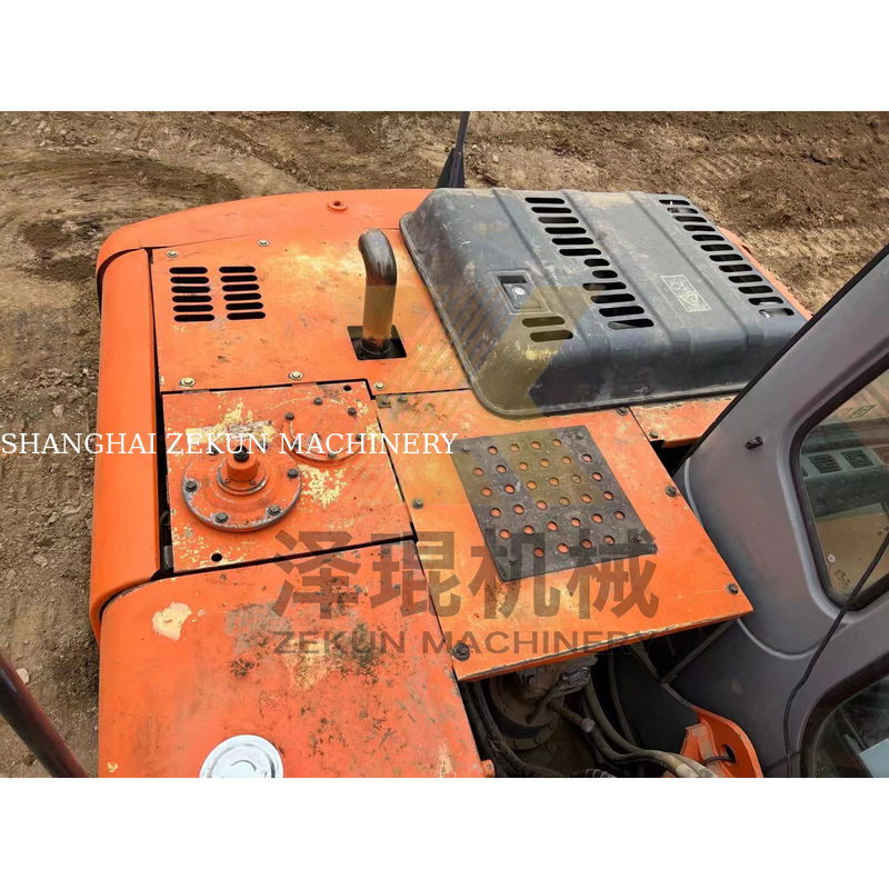 4001-6000 ชั่วโมงทํางาน ฮิตาชิ ZX120-6 มือสอง มินิ Excavator ด้วยเครื่องยนต์ ISUZU