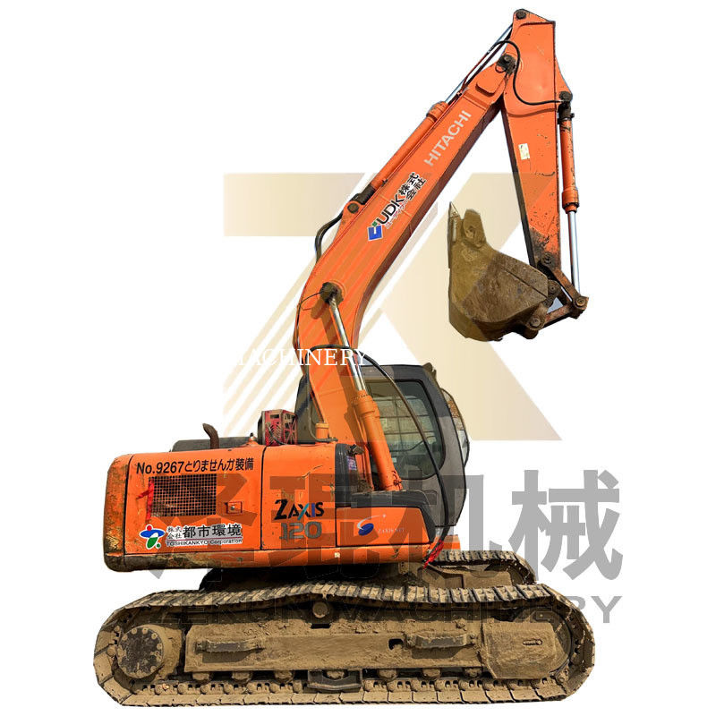 ใช้ Hitachi ZX120-6 Mini Excavator ใน 12 ตันน้ําหนักการทํางาน 4001-6000 ชั่วโมงการทํางาน