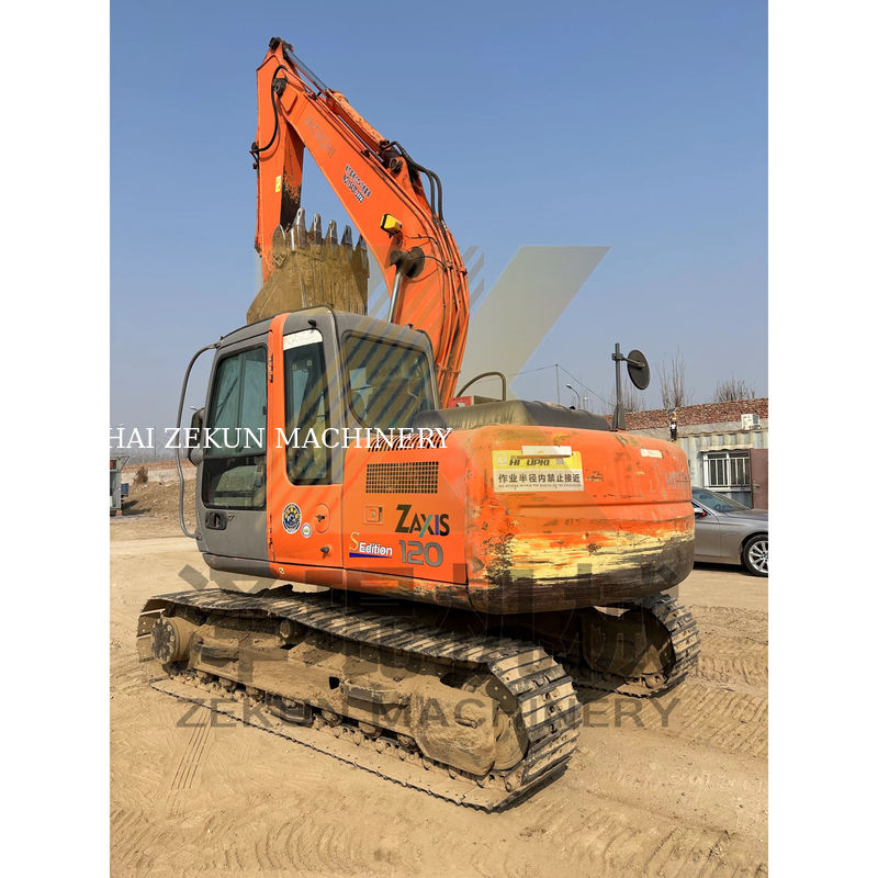 ใช้ Hitachi ZX120-6 Mini Excavator ใน 12 ตันน้ําหนักการทํางาน 4001-6000 ชั่วโมงการทํางาน