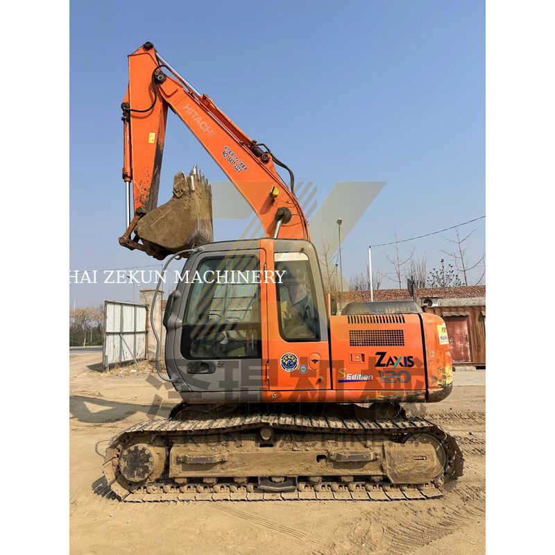 ใช้ Hitachi ZX120-6 Mini Excavator ใน 12 ตันน้ําหนักการทํางาน 4001-6000 ชั่วโมงการทํางาน