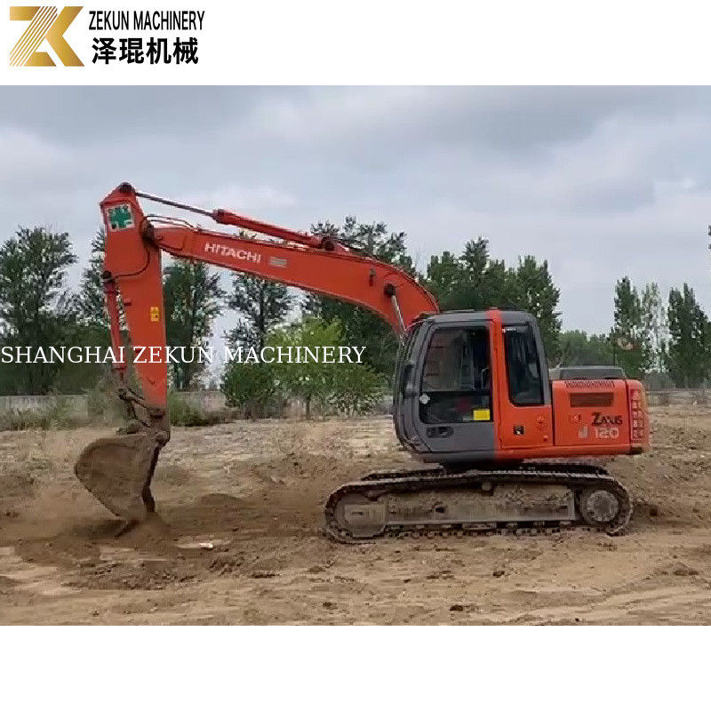 2012 ฮิตาชิ 120-2 Excavator อะไหล่แท้และถนนยางสําหรับการขุด