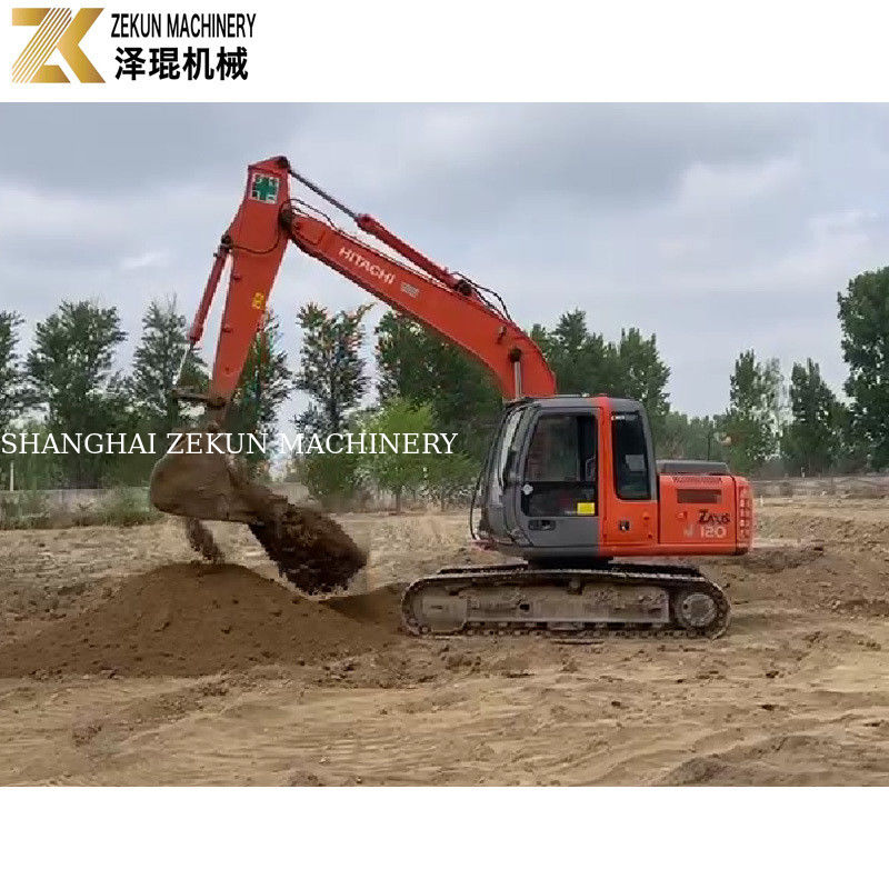 2012 ฮิตาชิ 120-2 Excavator อะไหล่แท้และถนนยางสําหรับการขุด