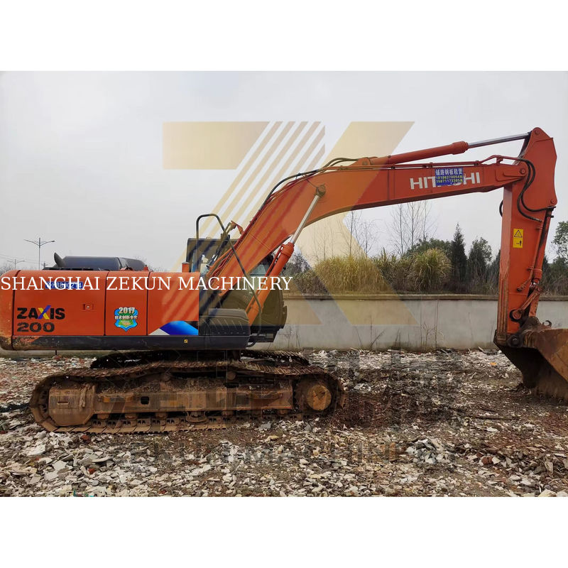 ใช้ฮิตาชิ ZX200-5 Excavator 20 ตัน ของแท้ญี่ปุ่นสําหรับความต้องการการก่อสร้างของคุณ