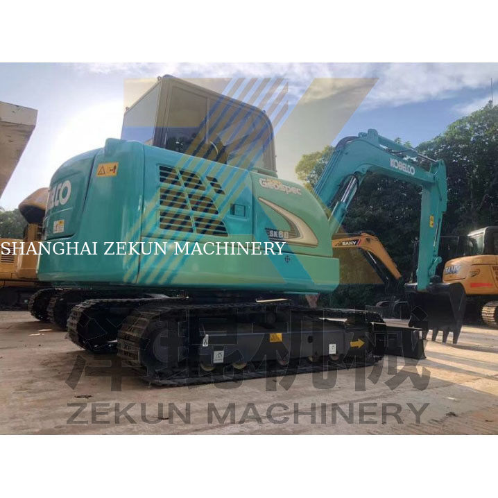 เครื่องขุด Kobelco SK60 มินิ มือสอง 35.5KW สําหรับตลาดจีน