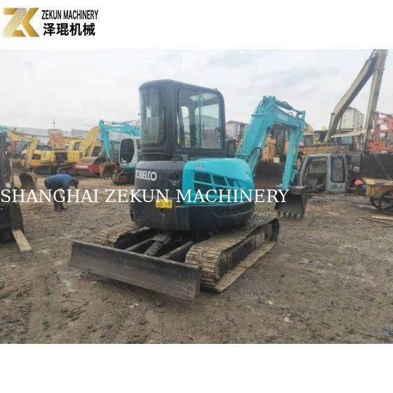 ใช้ Kobelco SK55 Excavator เครื่องยนต์เดิม ชั่วโมงทํางานต่ํา 1000-3000