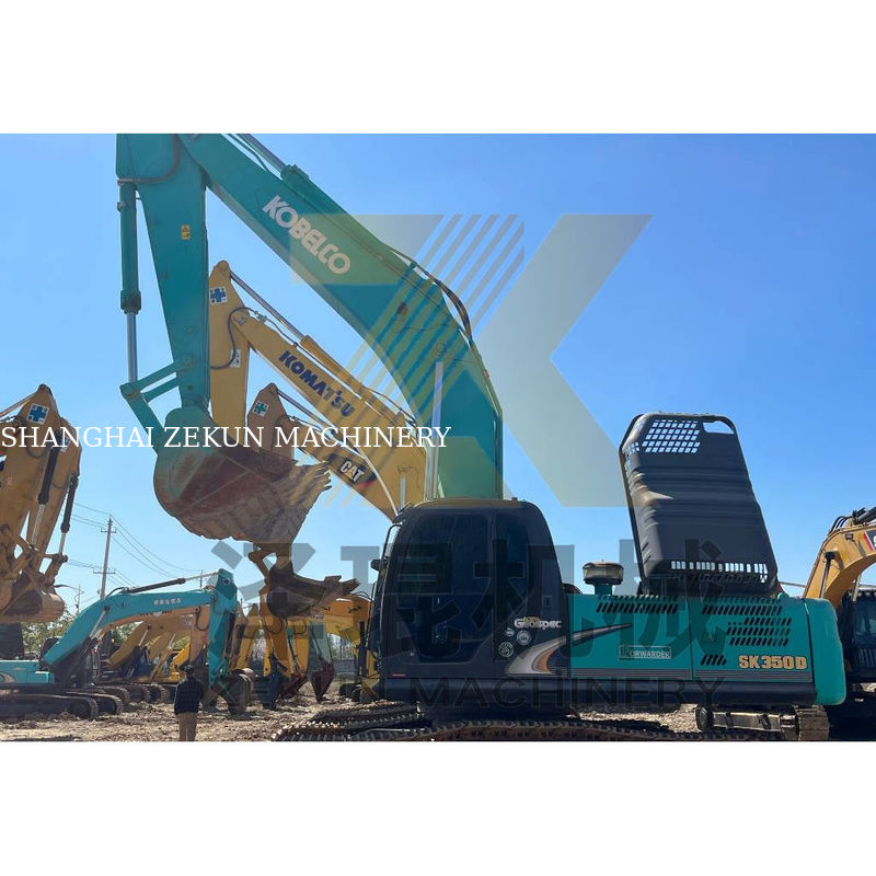 เครื่องขุด Kobelco SK350-8 ZX360-3 ที่ใช้มากที่สุด พร้อมเครื่องยนต์ HINO น้ําหนักเครื่อง 35000 KG