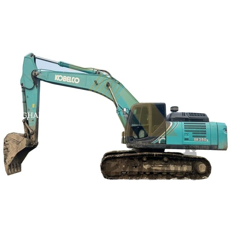 สภาพดี Kobelco SK350LC 8 Excavator ขนาด 1.6 m3 ความจุถังและเครื่องยนต์ HINO