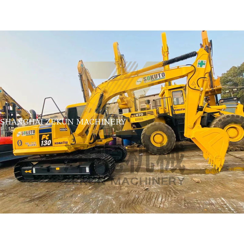 มือสอง 13 ตัน Excavator Komatsu PC130-7 Excaver ในเซี่ยงไฮโล วาล์วไฮดรอลิก อื่น ๆ