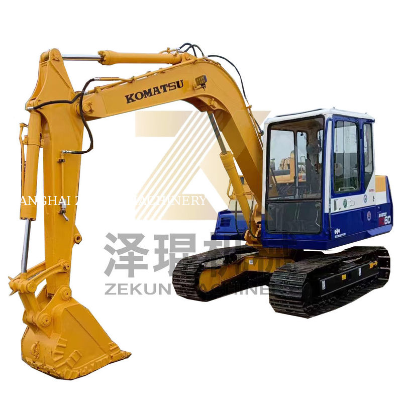 เครื่องขุด Komatsu PC60-5 มือสองพร้อมกับกระบอกไฮดรอลิกอื่น ๆ และในปี 2022