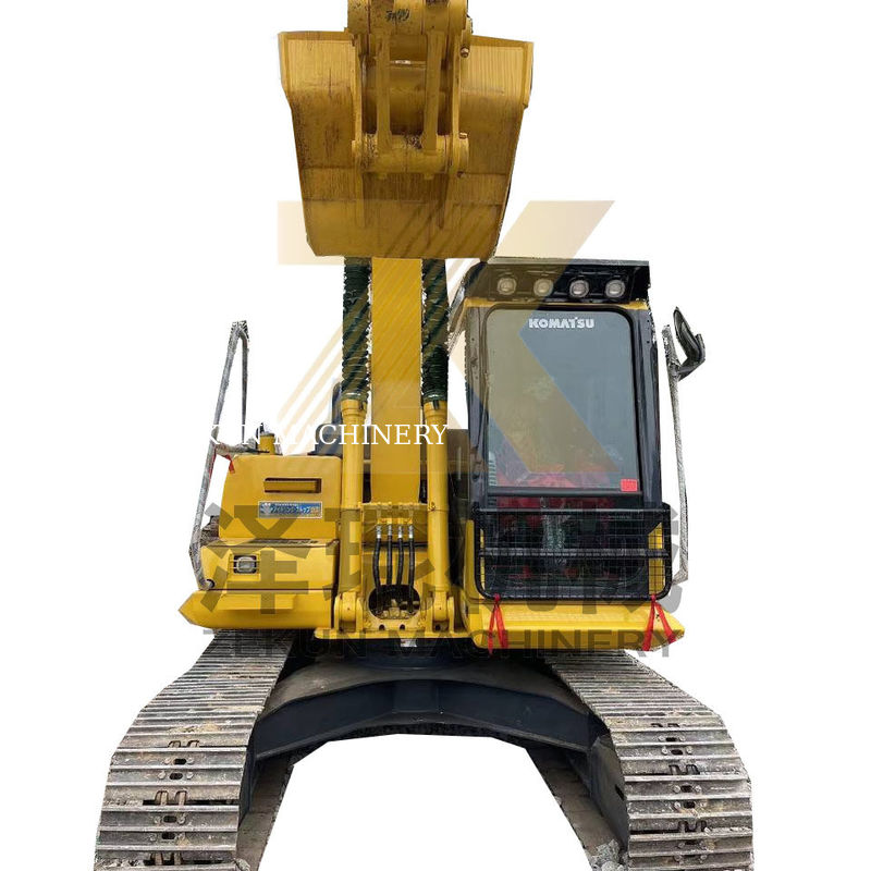 2020 ใช้ Komatsu PC130-7 เครื่องขุดไฮดรอลิก 13 ตัน เครื่องขุดขนาดเล็ก 0.53M3 ความจุถัง