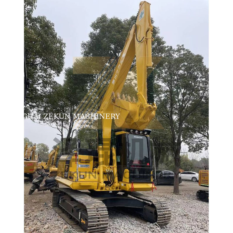 2020 ใช้ Komatsu PC130-7 เครื่องขุดไฮดรอลิก 13 ตัน เครื่องขุดขนาดเล็ก 0.53M3 ความจุถัง