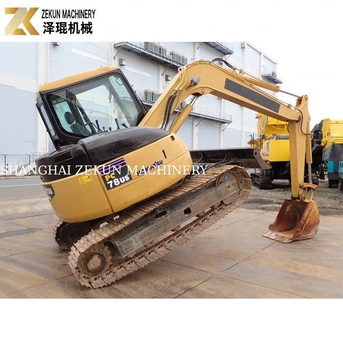 7 ตัน ญี่ปุ่น มินิ โคมาตซู PC78US Excavator PC78 US ปี เครื่องน้ําหนัก 7630 KG
