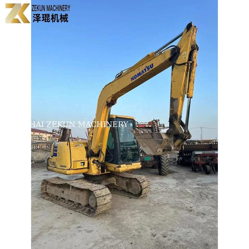 มือสองญี่ปุ่น Komatsu PC60-7 Excavator 6Ton สีเดิม