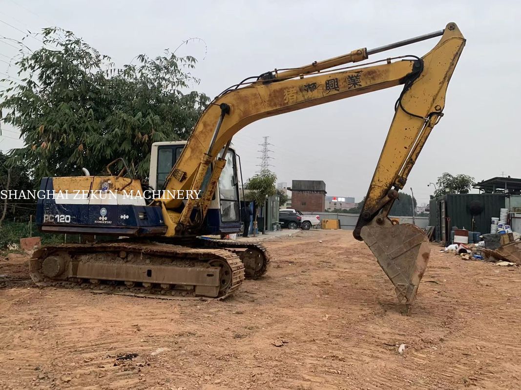 KOMATSU PC120-5 PC120 Excavator ขนาด 64KW และปี 2000 ในญี่ปุ่นในราคาถูก