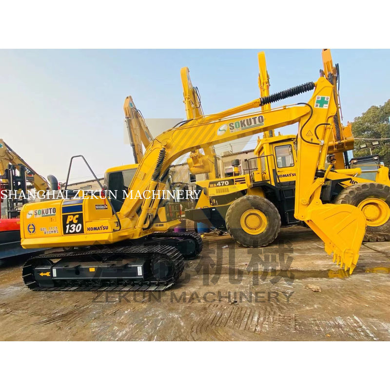 Komatsu PC130-7 PC130-8M0 เครื่องขุดสําหรับเครื่องขุดขังในสภาพดี