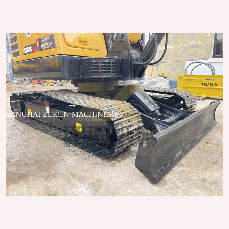 Sany SY60C Pro Crawler เครื่องขุดไฮดรอลิก พร้อมเครื่องยนต์ Sany และ 0-2000 ชั่วโมงทํางาน