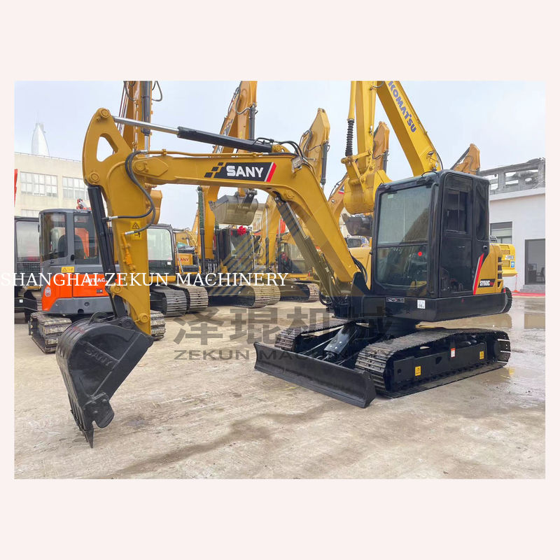 ใช้ Sany SY60C โปร Excavator 60C ด้วยผลงานที่ดีและ 0-2000 ชั่วโมงทํางาน