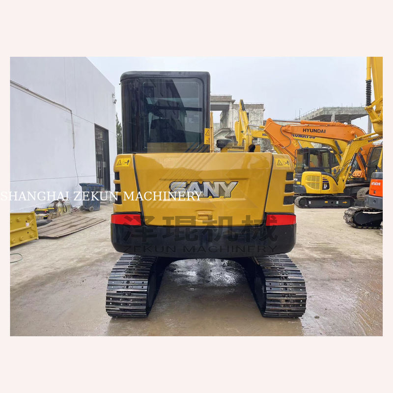 Sany SY60C Pro Excavator 0-2000 ชั่วโมงทํางาน 36KW เหมาะสําหรับโครงการก่อสร้าง