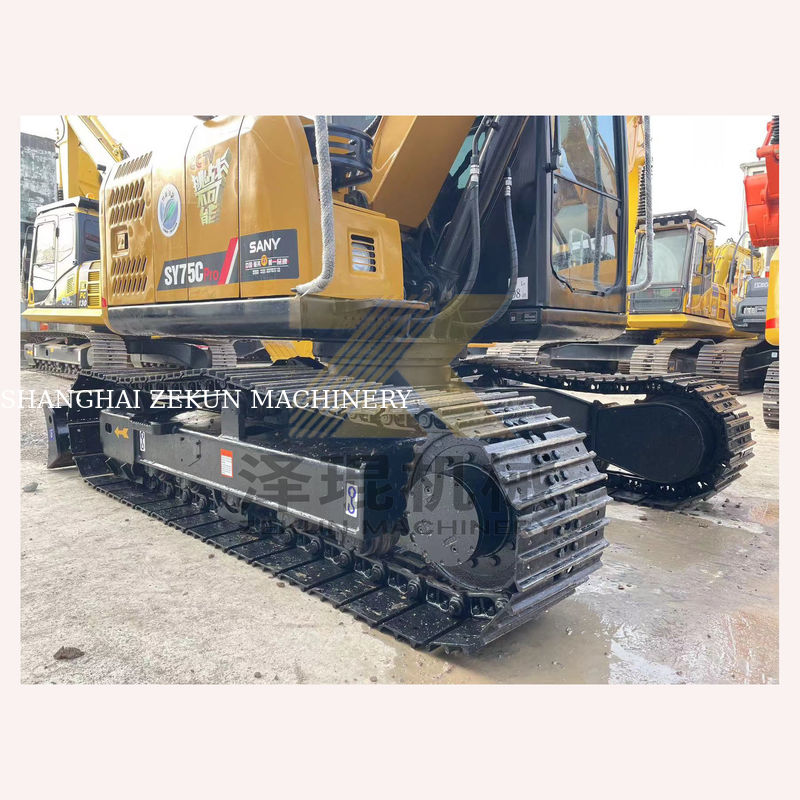 7500 KG Sany SY75C Pro Excavator การรวมพลังงานและประสิทธิภาพที่สมบูรณ์แบบ