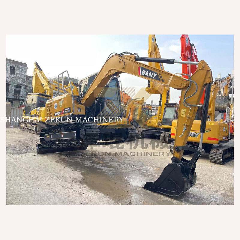 7500 KG Sany SY75C Pro Excavator การรวมพลังงานและประสิทธิภาพที่สมบูรณ์แบบ