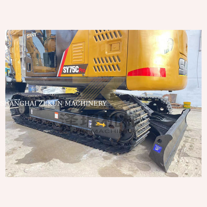 7500 KG Sany SY75C Pro Excavator การรวมพลังงานและประสิทธิภาพที่สมบูรณ์แบบ