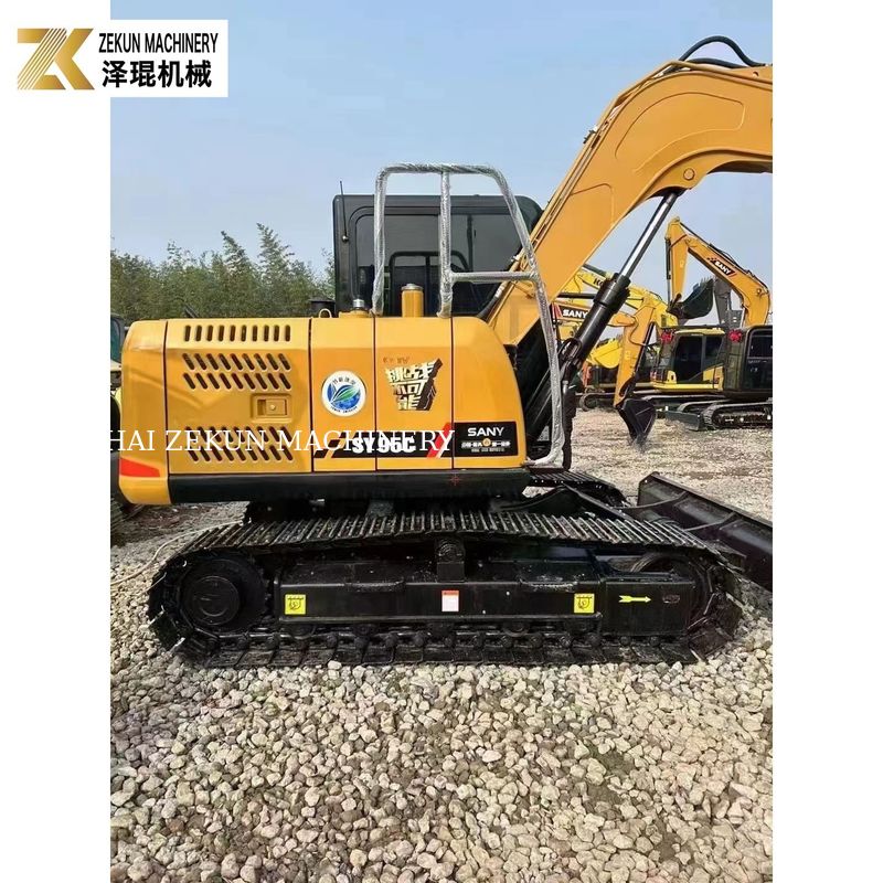 เครื่องขุด Sany SY95C PRO ขนส่งเข้า 9 ตัน เหมาะสําหรับโครงการก่อสร้าง