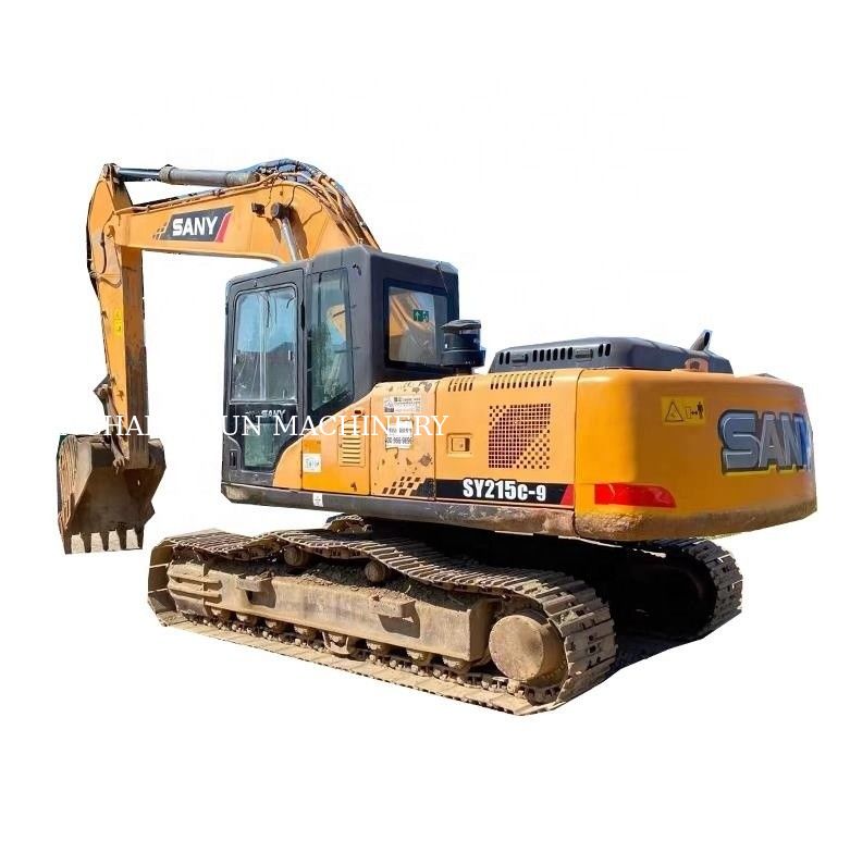 ใช้ 21 ตัน Sany SY215C-9 SY215C PRO เครื่องขุด Crawler สําหรับการก่อสร้างหนัก