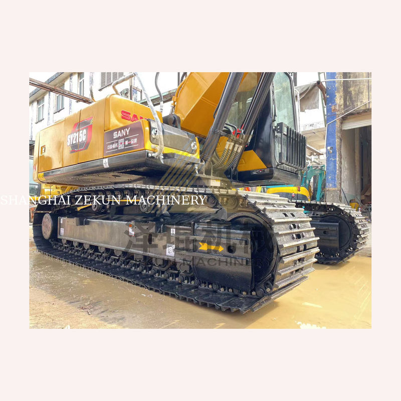 เครื่องขุด Sany sy215c สภาพดี มีเวลาทํางานน้อย และเครื่องยนต์ในปี 2023