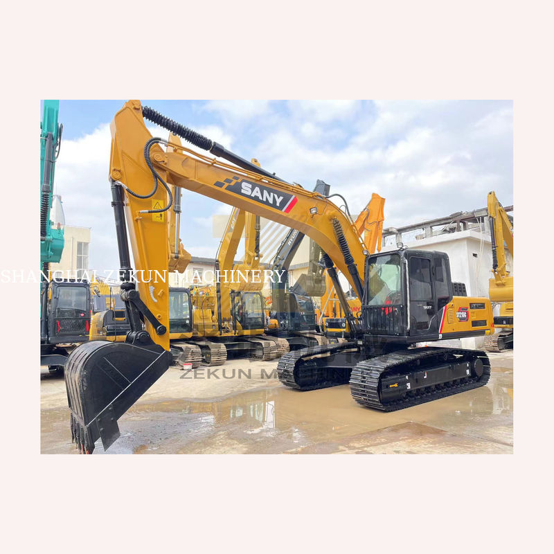 เครื่องขุด Sany sy215c สภาพดี มีเวลาทํางานน้อย และเครื่องยนต์ในปี 2023