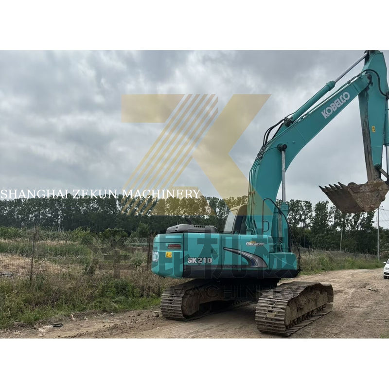 สภาพดีใช้ Kobelco SK210-8 เครื่องขุด 21 ตันในเซี่ยงไฮ้ 2020 HINO ปีและเครื่องยนต์