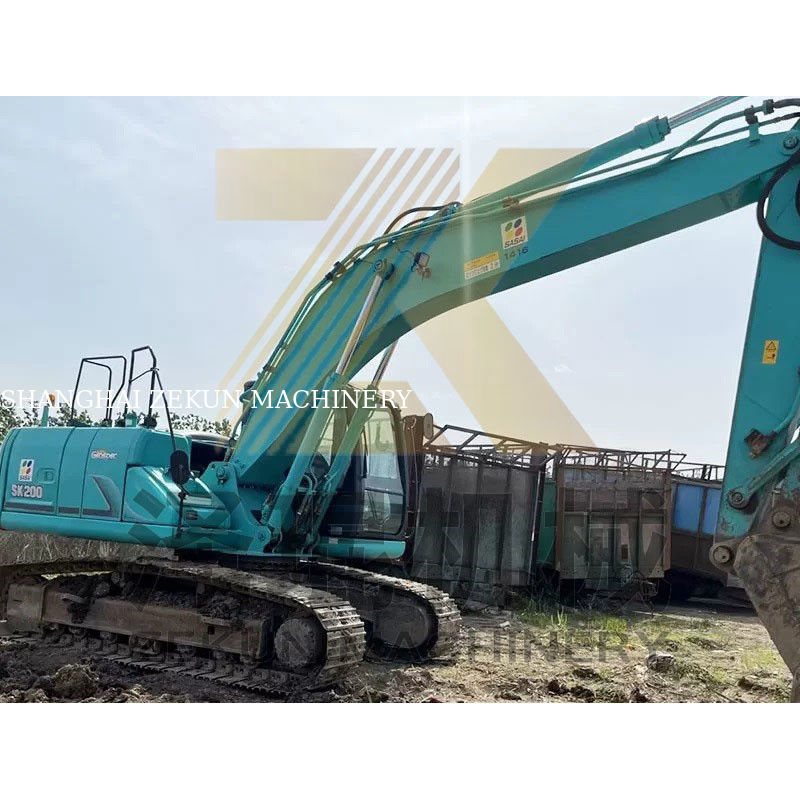 เครื่องขุด Kobelco SK200-8 ขนาด 20 ตัน ที่ใช้มาจากญี่ปุ่น