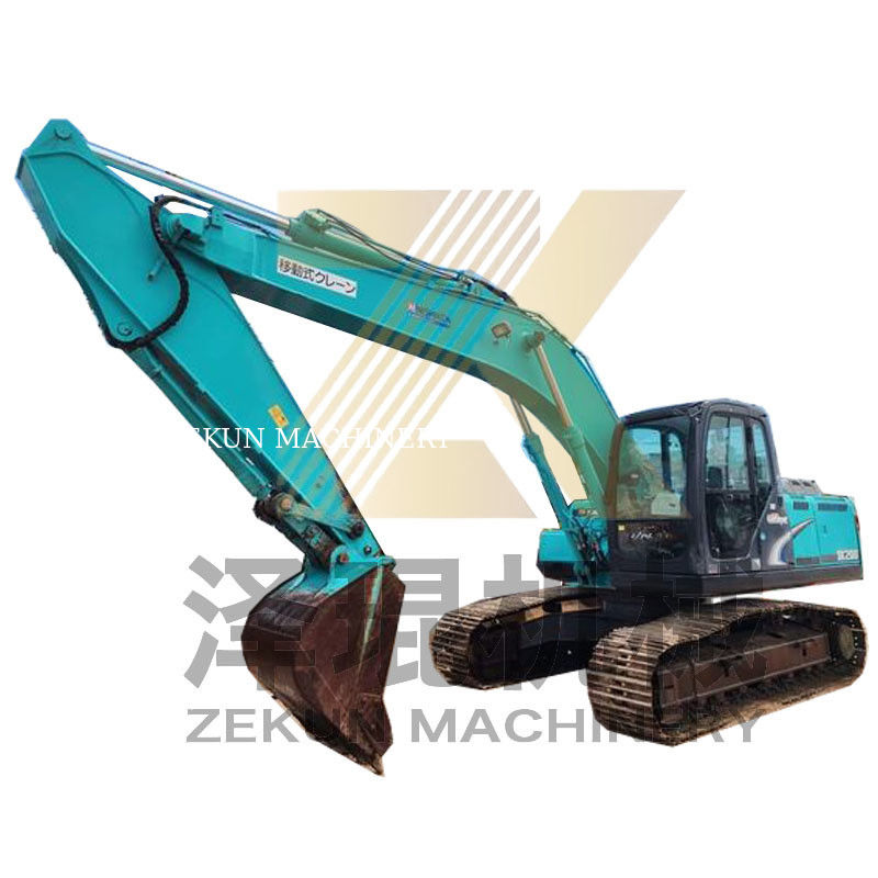 2018 ใช้ Kobelco SK200-8 เครื่องขุดด้วยและเวลาทํางานต่ําในสภาพที่ดีที่สุด