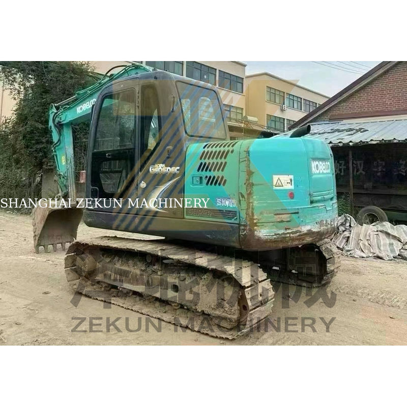 มินิ โคเบลโก้ SK75-8 SK75 Excavator แท้ของญี่ปุ่น Crawler 4001-6000 ชั่วโมง