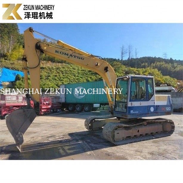 เครื่องขุดน้ําขนาดเล็ก น้ําหนัก 12800 กิโลกรัม Komatsu PC 120-5 สภาพดี