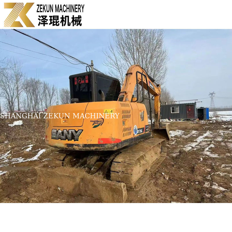 ใช้ SANY 75C Excavators กับและเวลาทํางาน 2001-4000 เพียง 7500 KG น้ําหนักเครื่อง