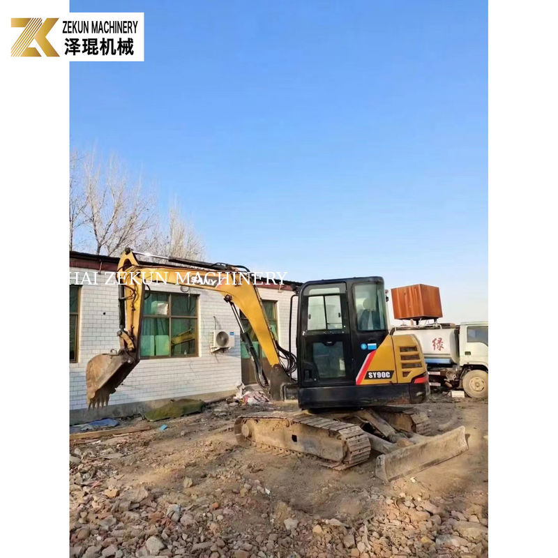60.7KW ใช้ Sany 90C โปร Excavator, 2001-4000 ชั่วโมงในสภาพดี