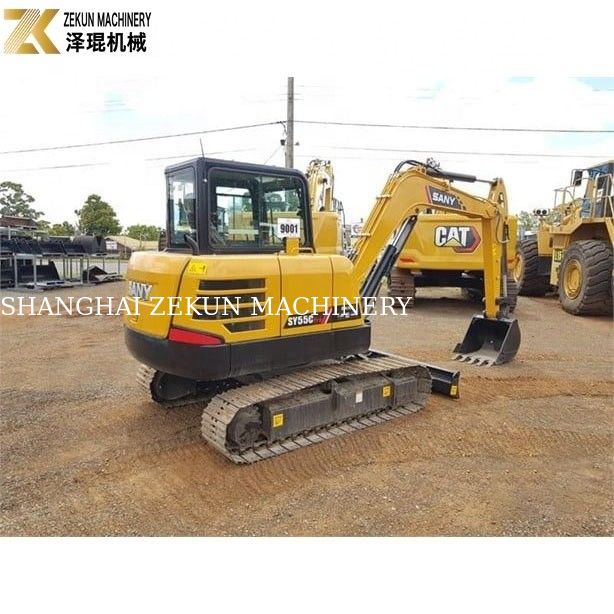 น้ําหนักการทํางาน 5 ตัน รถขุดขนาดเล็ก SY55C Pro โดย รถขุด Sany ที่ใช้