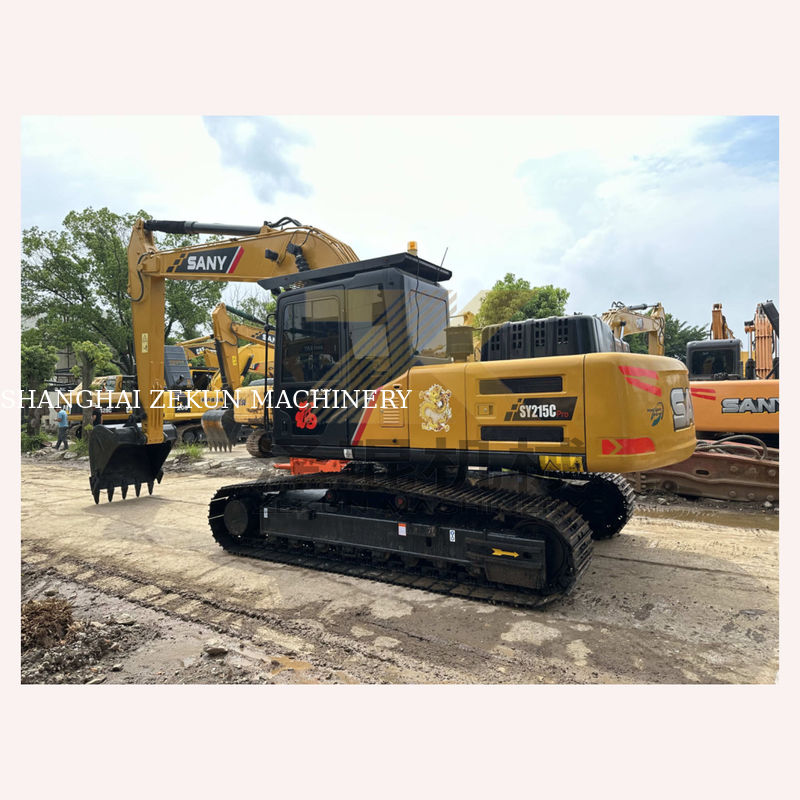 2023 Sany SY215C Pro Crawler Excavator 21 ตัน Excavator หนักที่มีปั๊มไฮดรอลิกอื่น ๆ