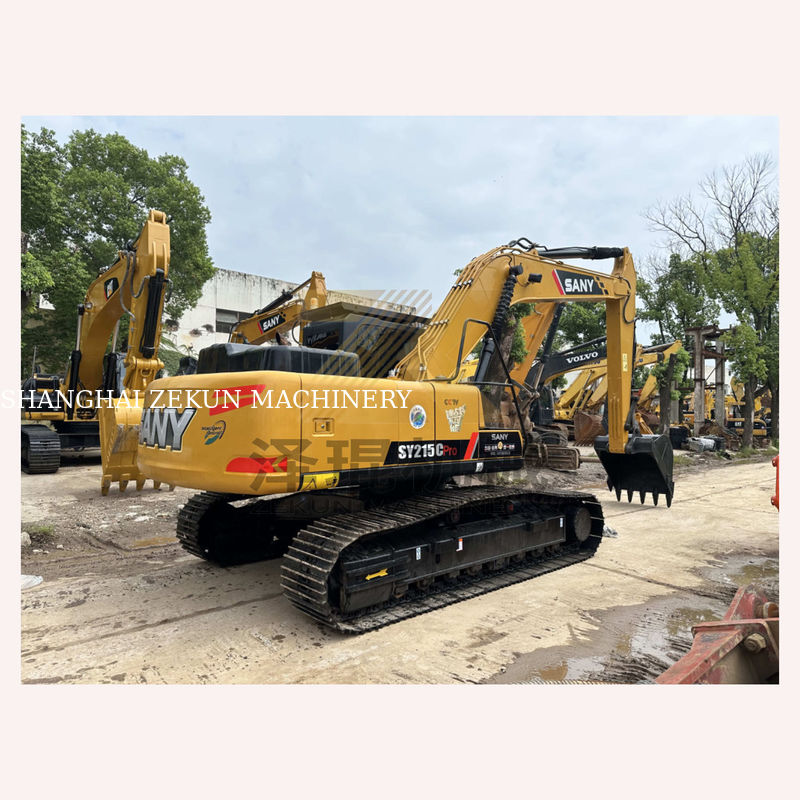 2023 Sany SY215C Pro Crawler Excavator 21 ตัน Excavator หนักที่มีปั๊มไฮดรอลิกอื่น ๆ