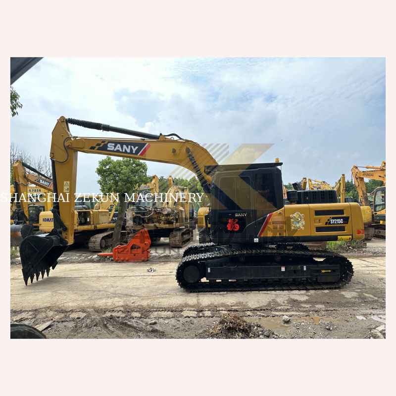 2023 Sany SY215C Pro Crawler Excavator 21 ตัน Excavator หนักที่มีปั๊มไฮดรอลิกอื่น ๆ
