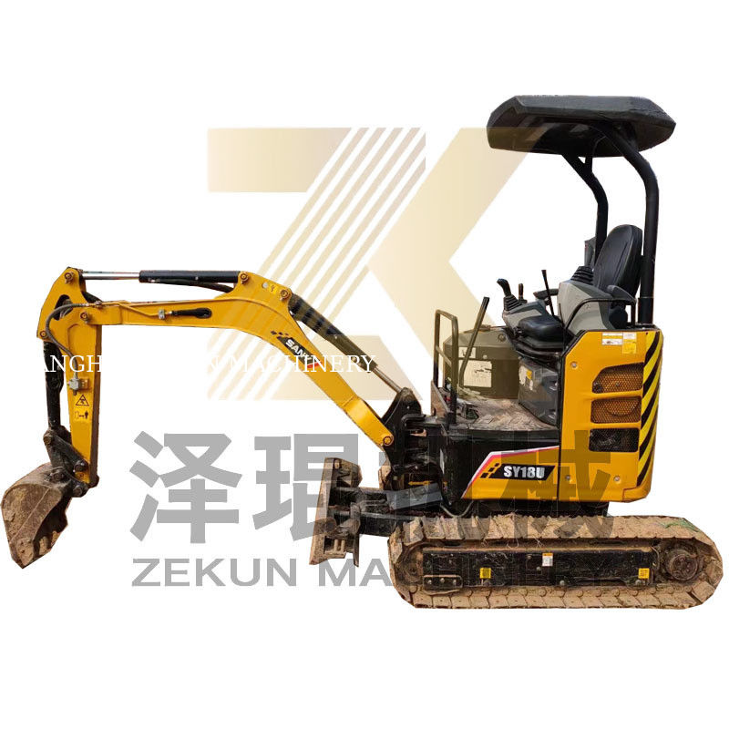 SY18U เครื่องขุดขนาดเล็ก 1.8 ตัน เหมาะสําหรับพื้นที่ขนาดเล็กและงบประมาณที่คับคับ