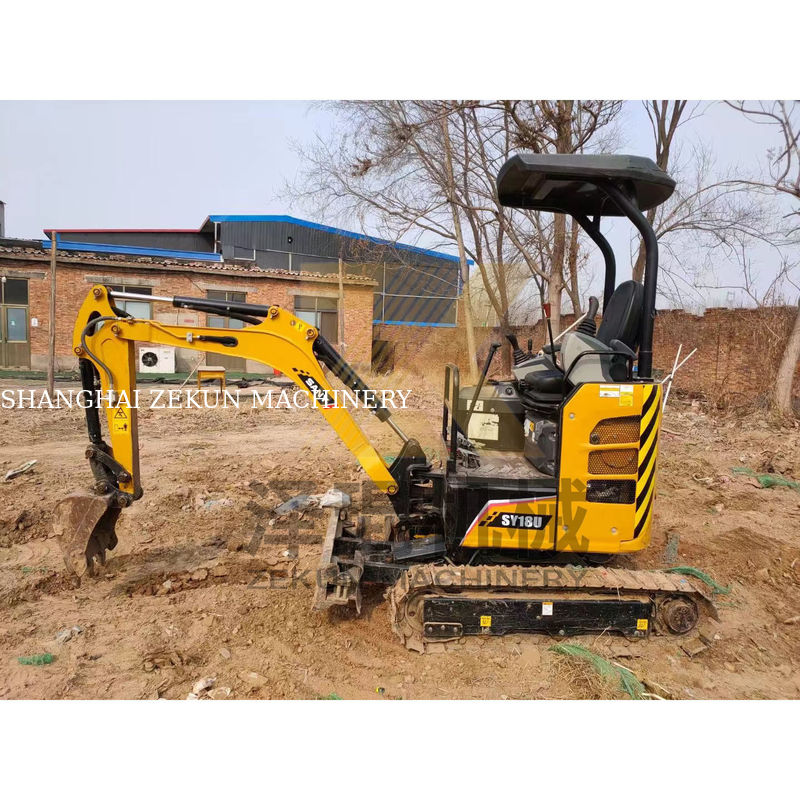 SY18U เครื่องขุดขนาดเล็ก 1.8 ตัน เหมาะสําหรับพื้นที่ขนาดเล็กและงบประมาณที่คับคับ