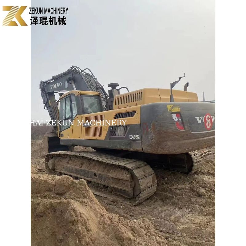เครื่องขุดถัง Volvo EC480DL ขนาด 48 ตัน เครื่องขุดถังมือสอง ขนาด 265kw พลังงาน 4001-6000 ชั่วโมงทํางาน