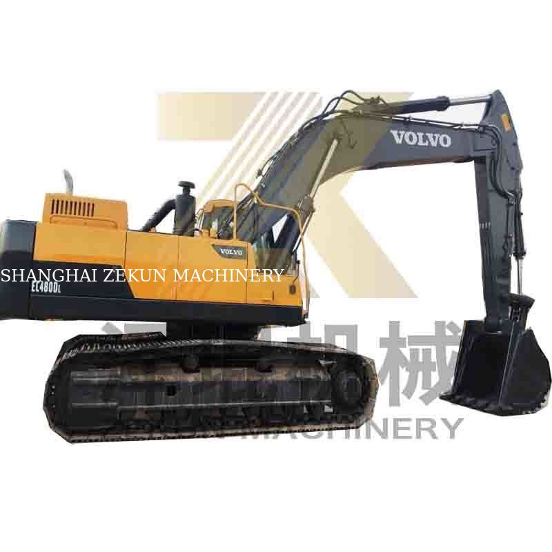 เครื่องขุด VOLVO EC480DL ที่ใช้แล้ว พลังงาน 270KW และความจุของถัง 1.77 3.8 m3