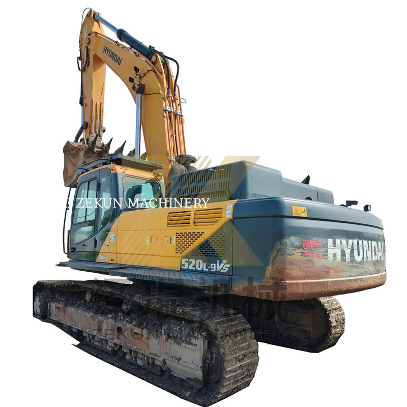 สภาพดี Hyundai R520 Excavator ขนาด 3M3 ความจุถังและพลังงาน 266KW ในตลาดร้อน
