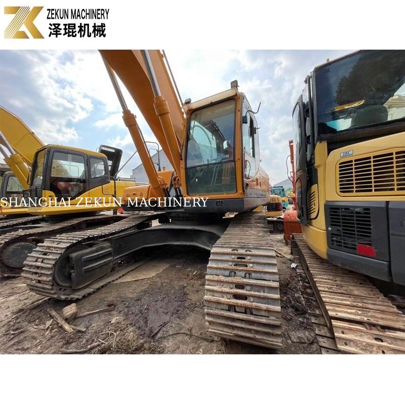 30 ตัน Hyundai R305 เครื่องขุดมือสองสําหรับการก่อสร้างถนน ขุด 2001-4000 ชั่วโมงทํางาน