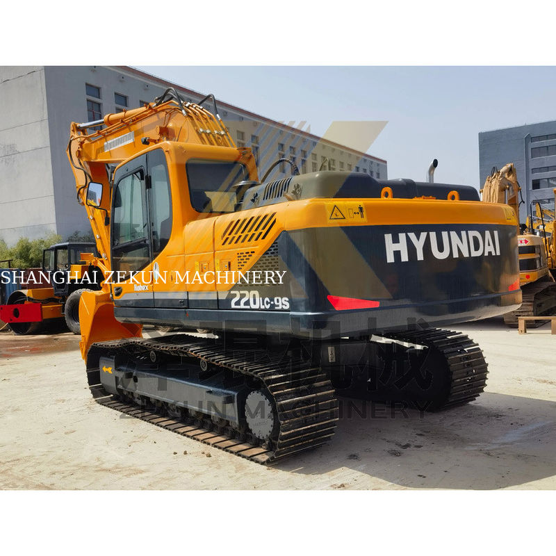 2019 ใช้เดิมเกาหลี Hyundai 220 220-9 Digger ด้วยน้ําหนักการดําเนินงาน 22 ตัน