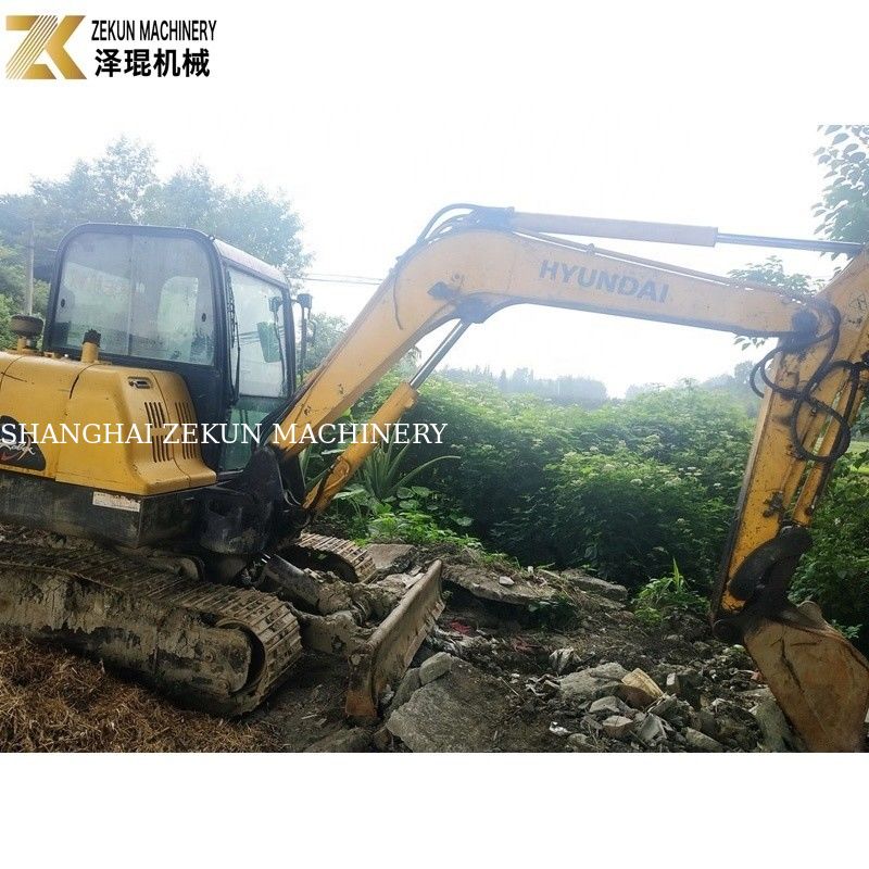 5.5 ตัน Hyundai Robex 55-7 Excavator กับแวลล์ไฮดรอลิก 0.18m3 เบ็คเก็ต