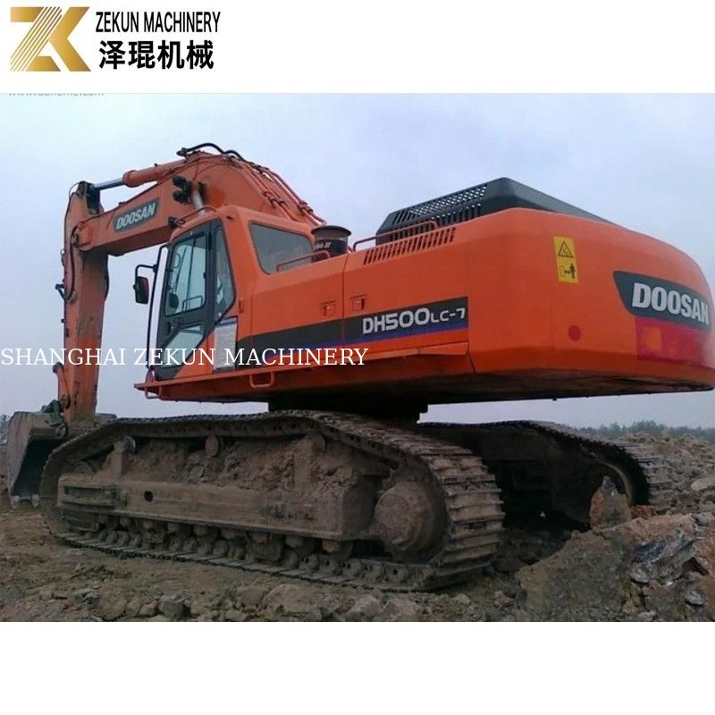 ใช้ 2018 Doosan 500 Excavator DH500 DH500LC-7 น้ําหนักการทํางาน 46 ตันสําหรับการขุดหนัก