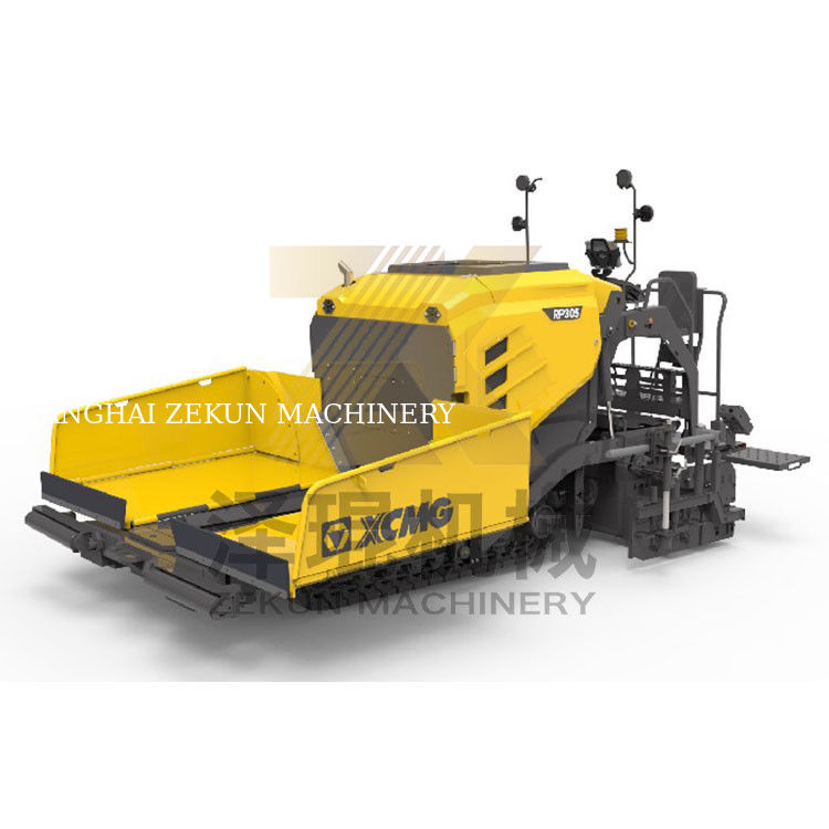 7.6ton 1.1m 2.0m XCMG RP305 PAVER EC ระยะที่ 5 อุปกรณ์ก่อสร้างถนน